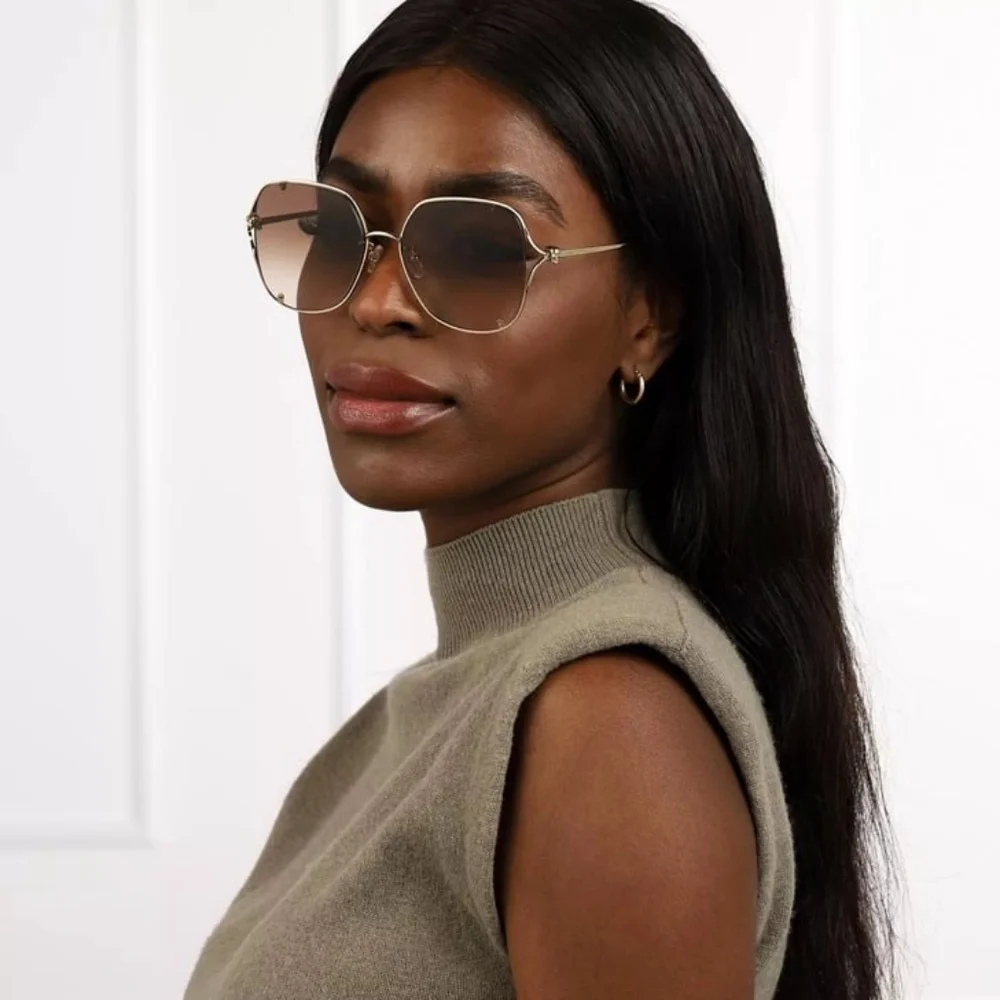 NEW ALEXANDER MCQUEEN AM0366S  002 UNISEX SUNGLASSES ALEXANDER MCQUEEN AM0366S - Picture 2 of 12